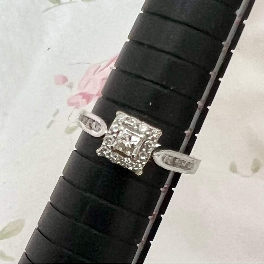 14K 1/2 carat diamond engagement ring